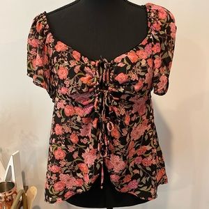 Wild Fable Floral Babydoll Top